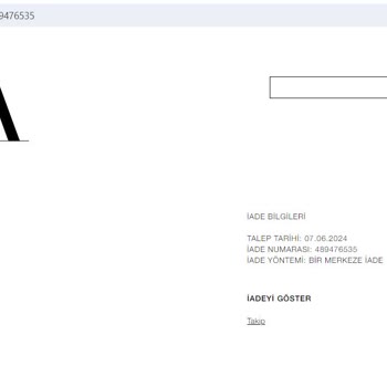 Zara Ya Hiçbir Şekilde Ulaşılamama Sorunu