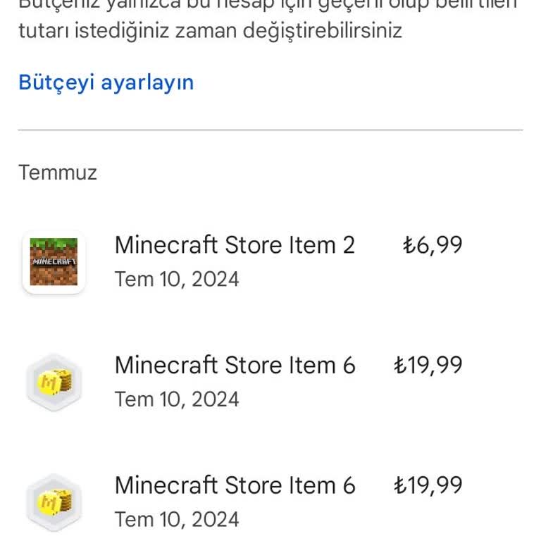 Minecraft.net Eşyalarımı İade Edin