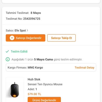 Despec Bilgisayar Ürün Değişimi Yapmıyor
