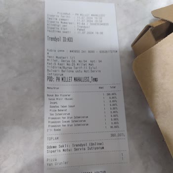 Pizza Hut Ürünleri Eksik Gönderiyor Ve İçinden Kıl Çıkıyor