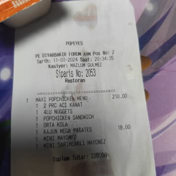 Popeyes Bu Kadar Kötü Olmamıştı