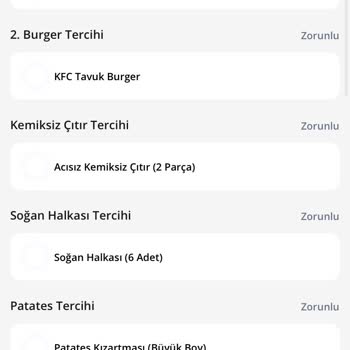 KFC Nin Buz Gibi Ve 1 Saat 10 Dakika Da Eksik Gelen Kampanyalı Menüsü