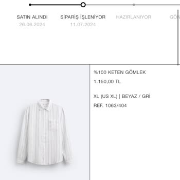 Zara Teslimat Çok Gecikti