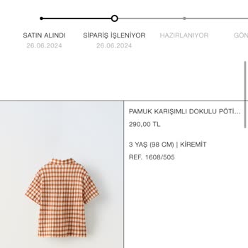 Zara Teslimat Çok Gecikti