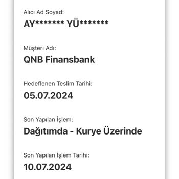 AGT Kurye Aynı Şehirde Bulunan Kargomu Getirmiyor