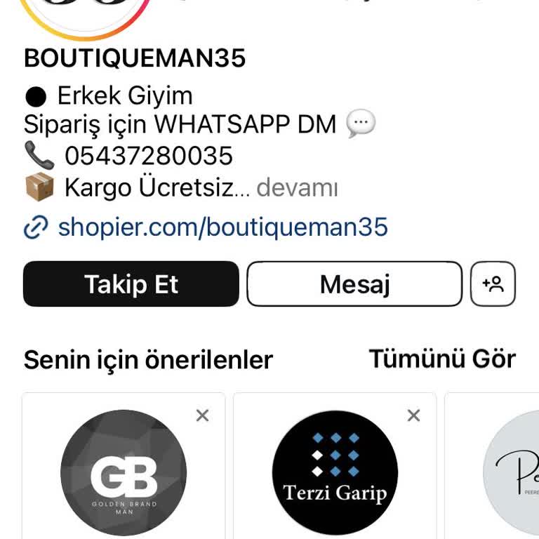 Boutiqueman35 Sıkıntılı Firma!