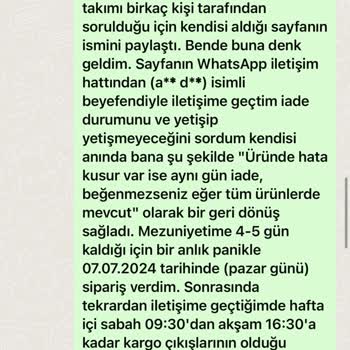 NOIRRE Design Noirre Design İade Kabul Etmiyor! Müşteri Mağduriyeti.