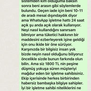 NOIRRE Design Noirre Design İade Kabul Etmiyor! Müşteri Mağduriyeti.