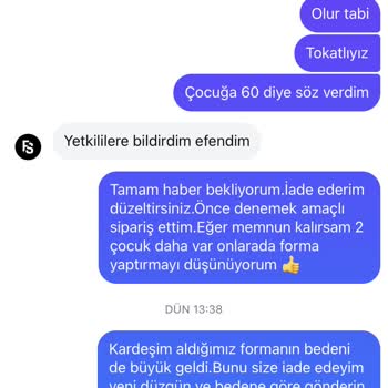 Fanatikstoree (Instagram) Yanlış Beden Ve Baskı İle Hayal Kırıklığına Uğradık
