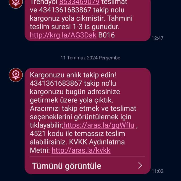 Aras Kargo Nun Sürekli Teslimat Sorunu