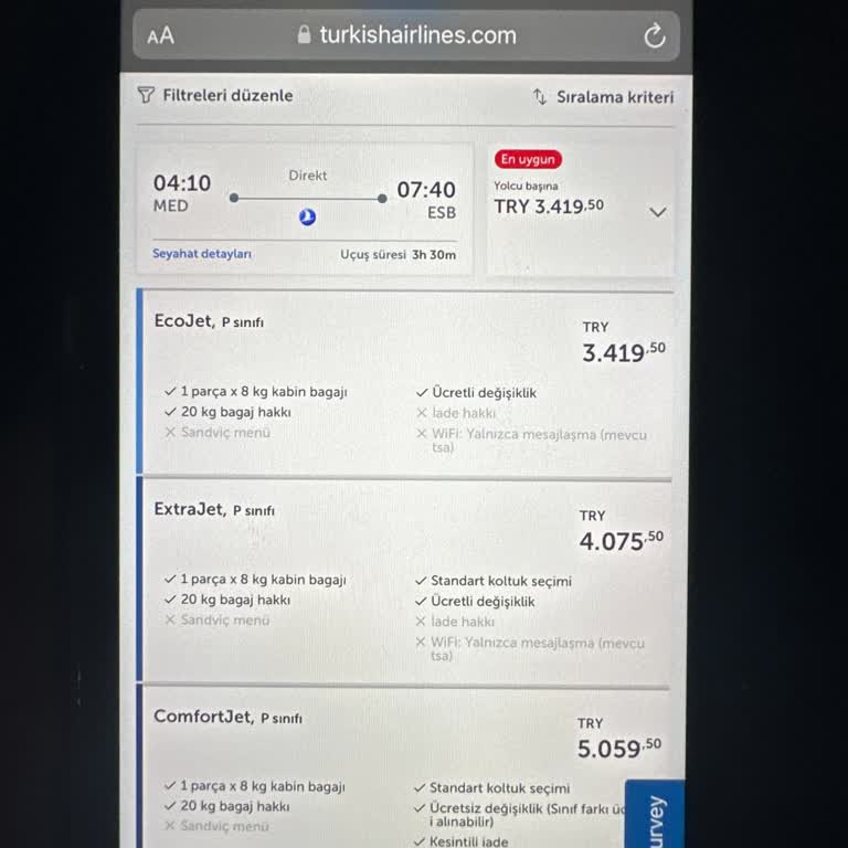 Türk Hava Yolları Bagaj Mağduriyeti