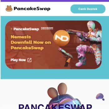 Coin Satılmıyor Pancakeswap Sitesinden Destek Talebi Oluşturdum!