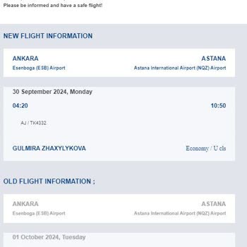 THY Ajet Önce Uçuş Tarihlerini Keyfi Olarak Değiştirdi