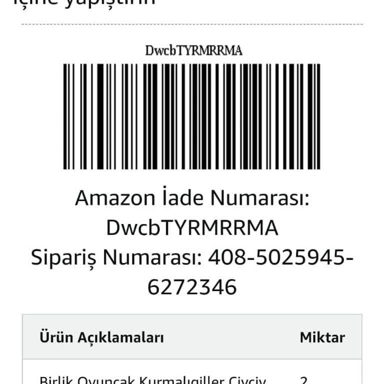Amazon Bozuk Çıkan Oyuncağın İade Kargo Ücretini Müşteriye Yansıtıyor!