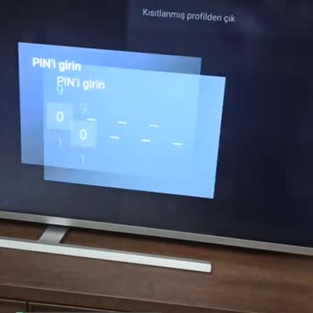 Philips TV Kısıtlanmış, Profilden Çıkamıyorum!