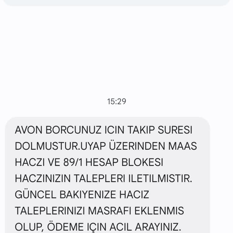 Collecturk Avon Kozmetik Adıma İcra Başlattı