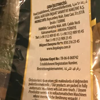 Doğal Agro Gıda Bulgur Ürününün Mazot Kokması