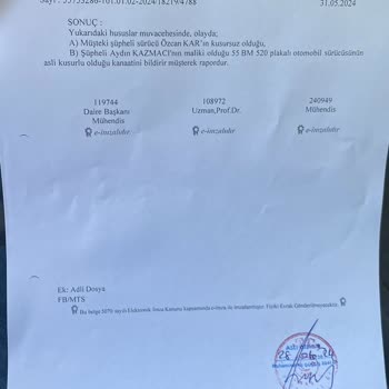 Türkiye Sigorta Kusur Oranının Düzeltilememesi Ve Yetersiz Müşteri Hizmetleri