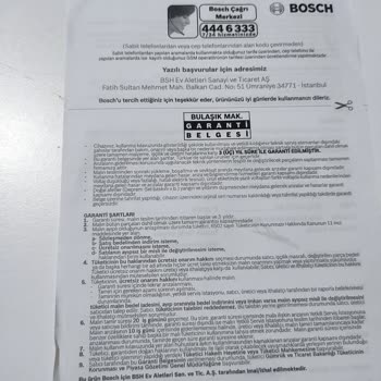 Bosch Gibi Köklü Bir Markaya Hiç Yakışmıyor