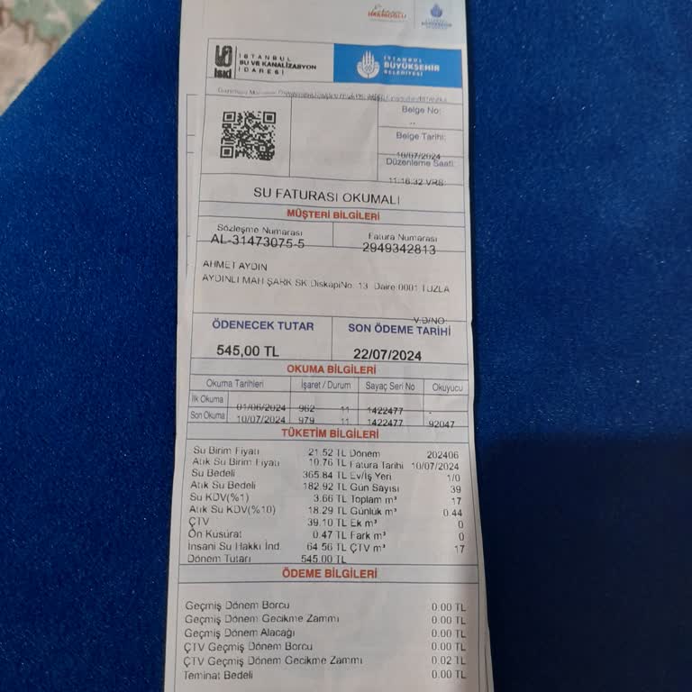 İBB - İstanbul Büyükşehir Belediyesi Faturam Çok Yüksek