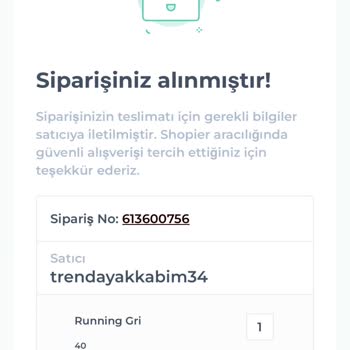 Trendayakkabim34 (Instagram) Online Ayakkabı Siparişimde Yaşadığım Sorun Ve Para İadesi Talebi