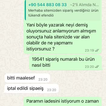 Trendayakkabim34 (Instagram) Online Ayakkabı Siparişimde Yaşadığım Sorun Ve Para İadesi Talebi