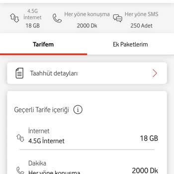 Vodafone Sınırsız Sosyal Red'li 18 GB Yanıltmacası
