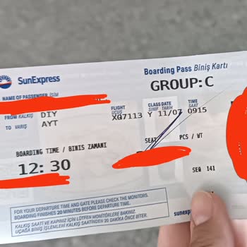 Sunexpress 5 Saat Rötar