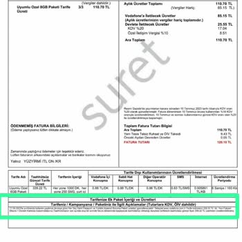 Vodafone Habersiz Taahhüt Sonlandırma