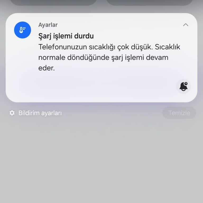 Samsung Telefon A72 Telefon Düşük Sıcaklık Nedeniyle Şarj Olmuyor
