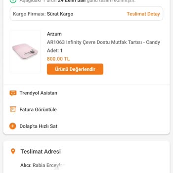 Arzum Pilsiz Hassas Tartı İkinci Kullanımda Bozuldu