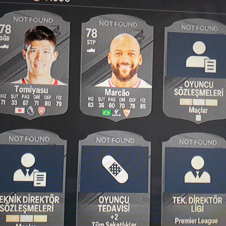 EA Sports Ps4 Fc24 Ultimate Team Siyah Kart Sorunu Not Found