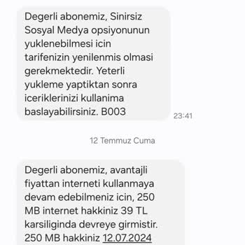 Vodafone'un İzinsiz Paramı Kullanması