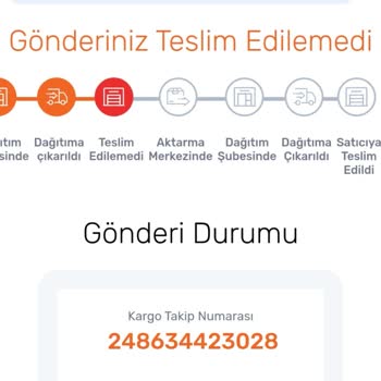 Sendeo Kargo Teslim Edilmedi Kargo Şirketine Ulaşamıyorum