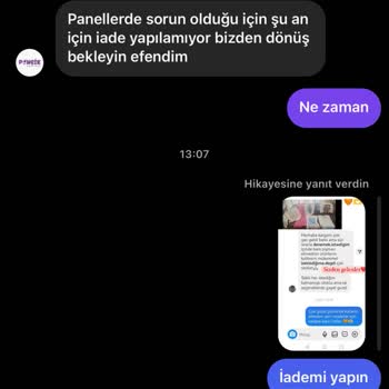 Butik Ponçik Instagram Butiği İadesi