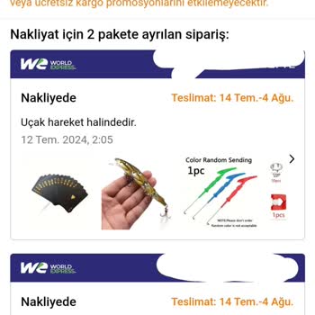 Temu İki Adet Siparişimi Dört Farklı Kargo İle Göndermiş