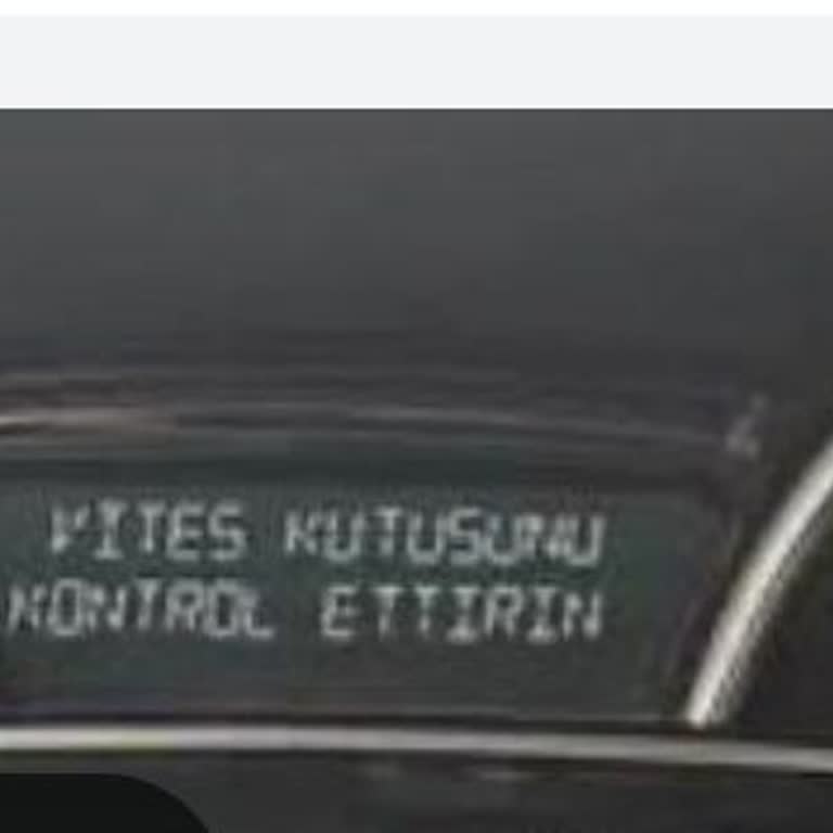 Renault Clio Vites Kutusunu Kontrol Ettirin