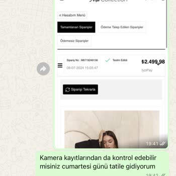 Mai Collection Mai Eksik Ürün Göndermesi Mağduriyet