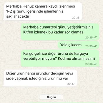 Mai Collection Mai Eksik Ürün Göndermesi Mağduriyet