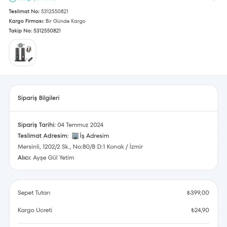 A101 Ürünümü 8 Gündür İletemedi