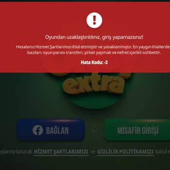 Okeyextra.com Oyunumu Açılmasını İstiyorum