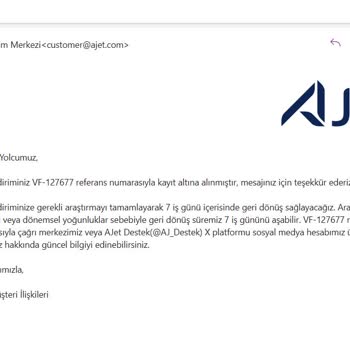 AJet (Anadolu Jet) 5 Gündür Bilet Değişikliği Yaptıramadım