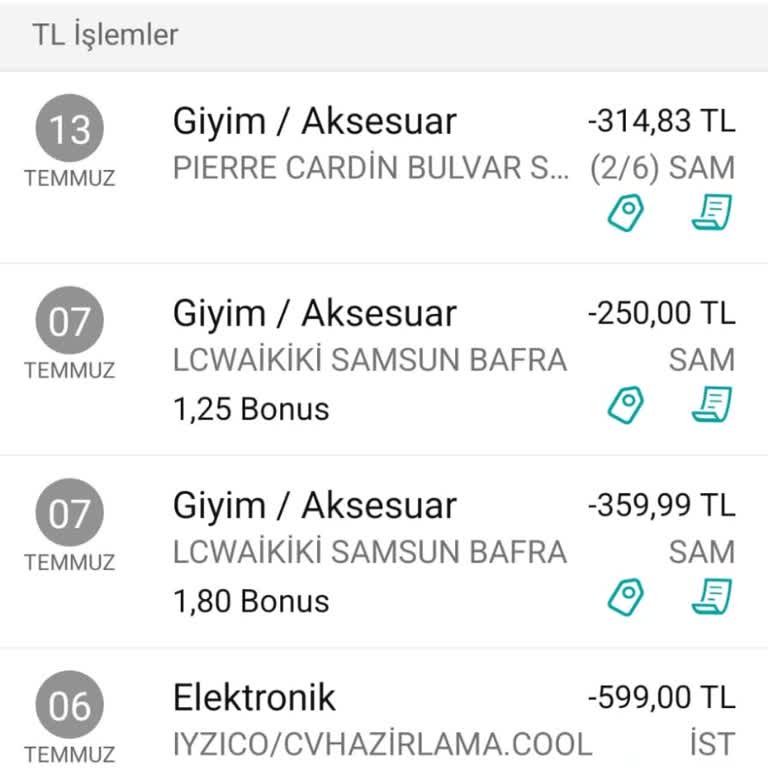 Cvhazirlama.cool Para Çekimi Yapılmış Kartımdan