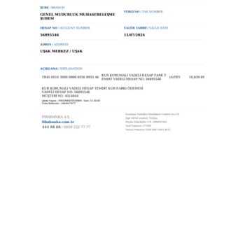 Fibabanka Kur Korumalı Hesapta Yanlış Fiyatlandırma Sorunu