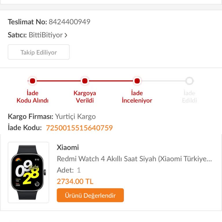 Trendyol Ürün İade İşleminde Yaşanılan Mağduriyet