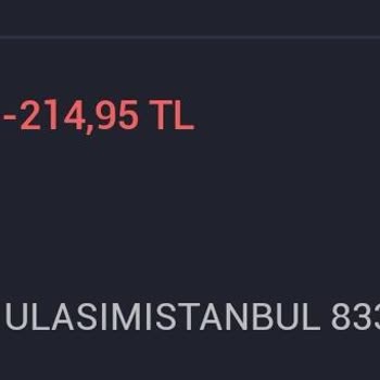 Paycell İstanbul Ulaşım Karttan Para Çekmiş