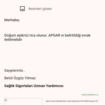 Doğa Sigorta İşini Düzgün Yapmıyor Şikayetçiyim!