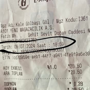 A101 Paketli Ekmekte Küf Sorunu