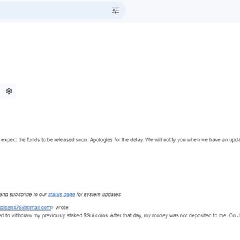 Coinlist Sui Stake Geri Çekme