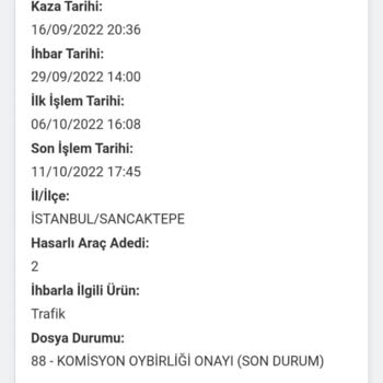 Aksigorta Kasko Hasar Ödemesini Yapmıyor